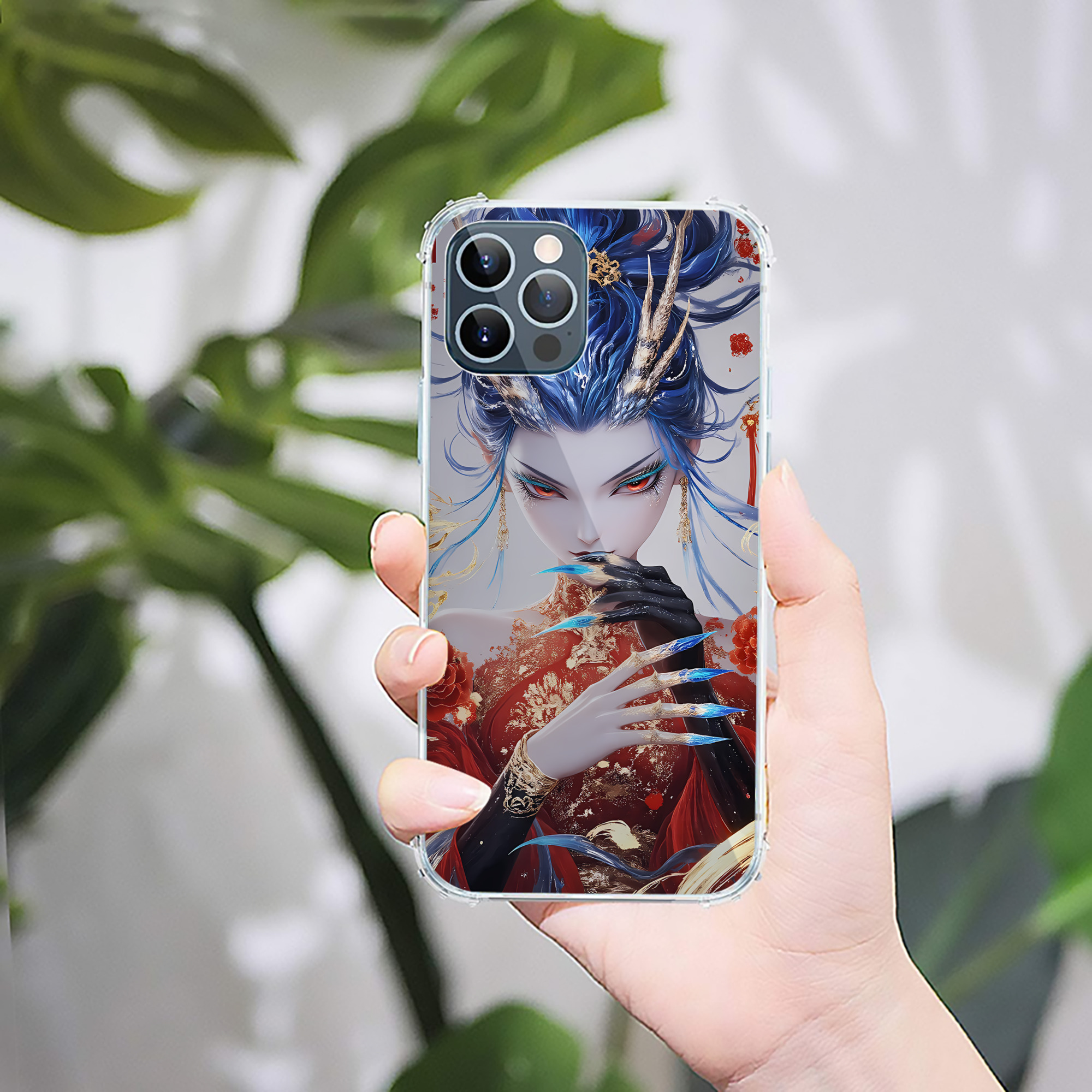 （画像用） Ne Zha 2 ナタ 魔童の大暴れ 【iPhone 12シリーズ対応】透明スマホケース（クリアソフトケース）